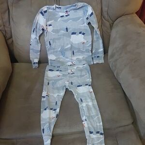 Carter's Gray Polar Bear Pajama Set